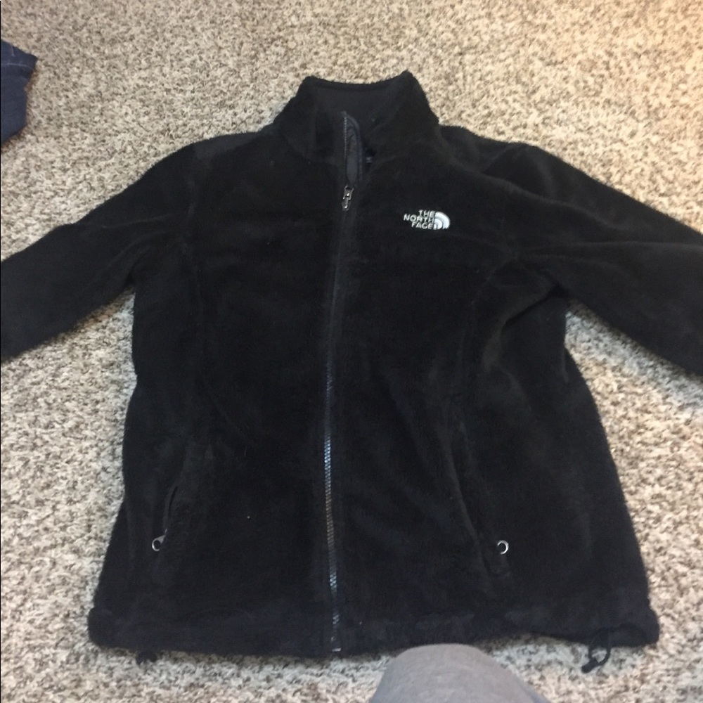 Black north face jacket women’s size medium